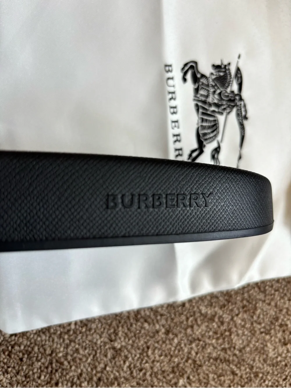 Burberry image depicts